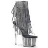 Pleaser - ADORE1017SRS Bottes de plateforme, Pole dance chaussures - Chaussures de pole dance - Couleur argent Product image